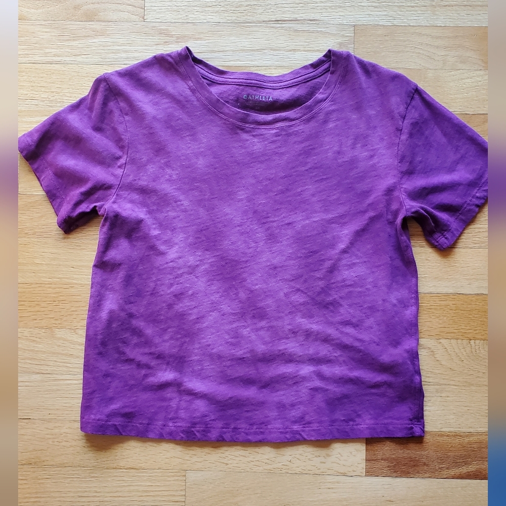 Athleta Organic Daily Crop Tee XS